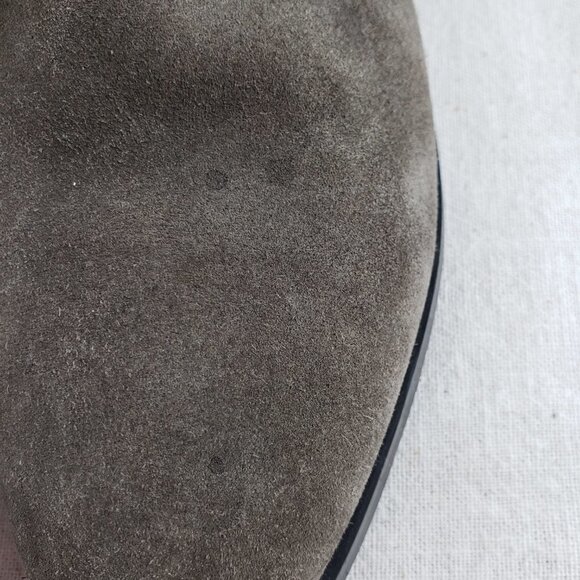 Marc Fisher Jayli Chelsea Booties Gray Suede Block Heel Womens Size 7.5 - Picture 10 of 11